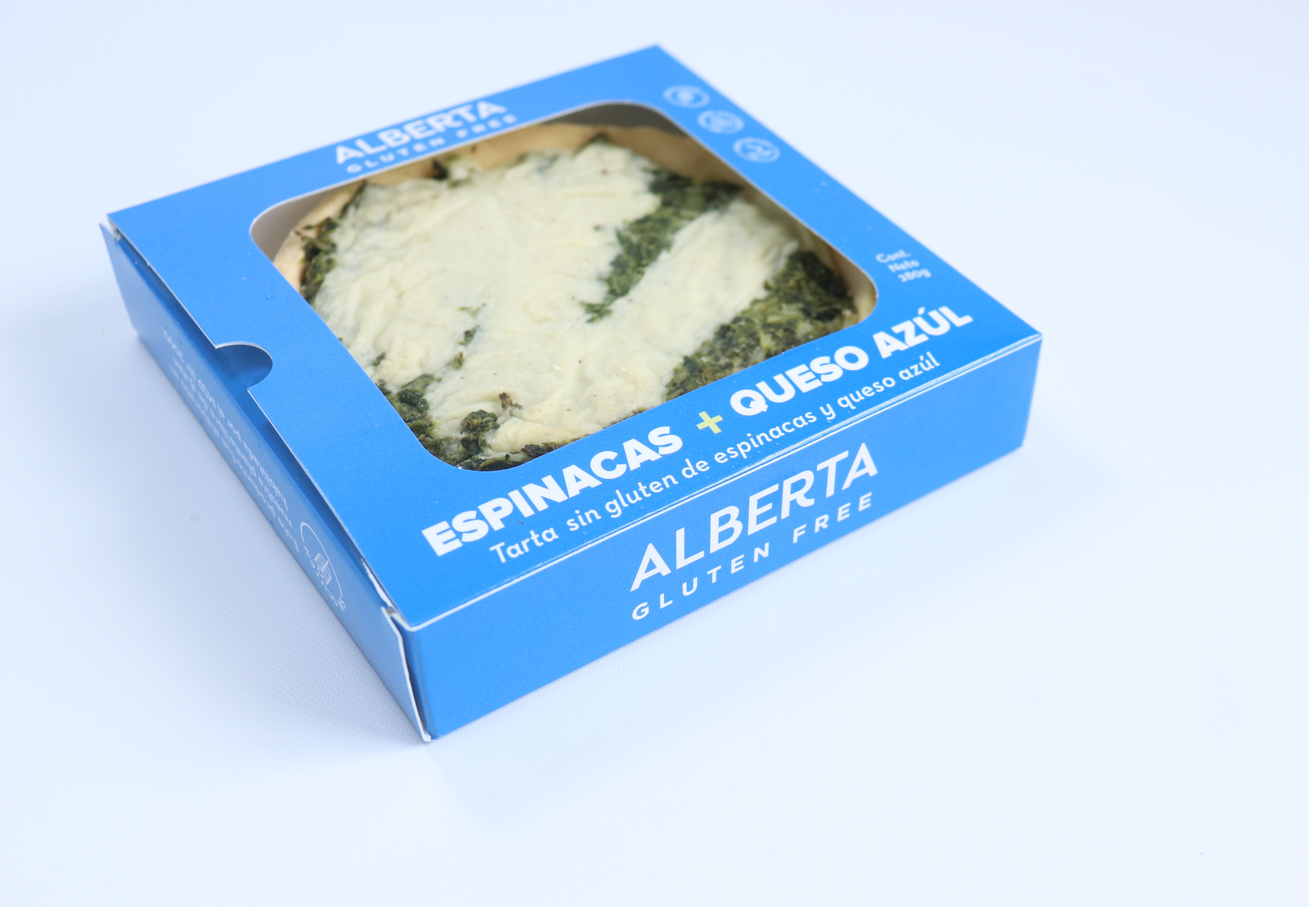 Tarta de Espinacas y Queso Azúl SIN GLUTEN