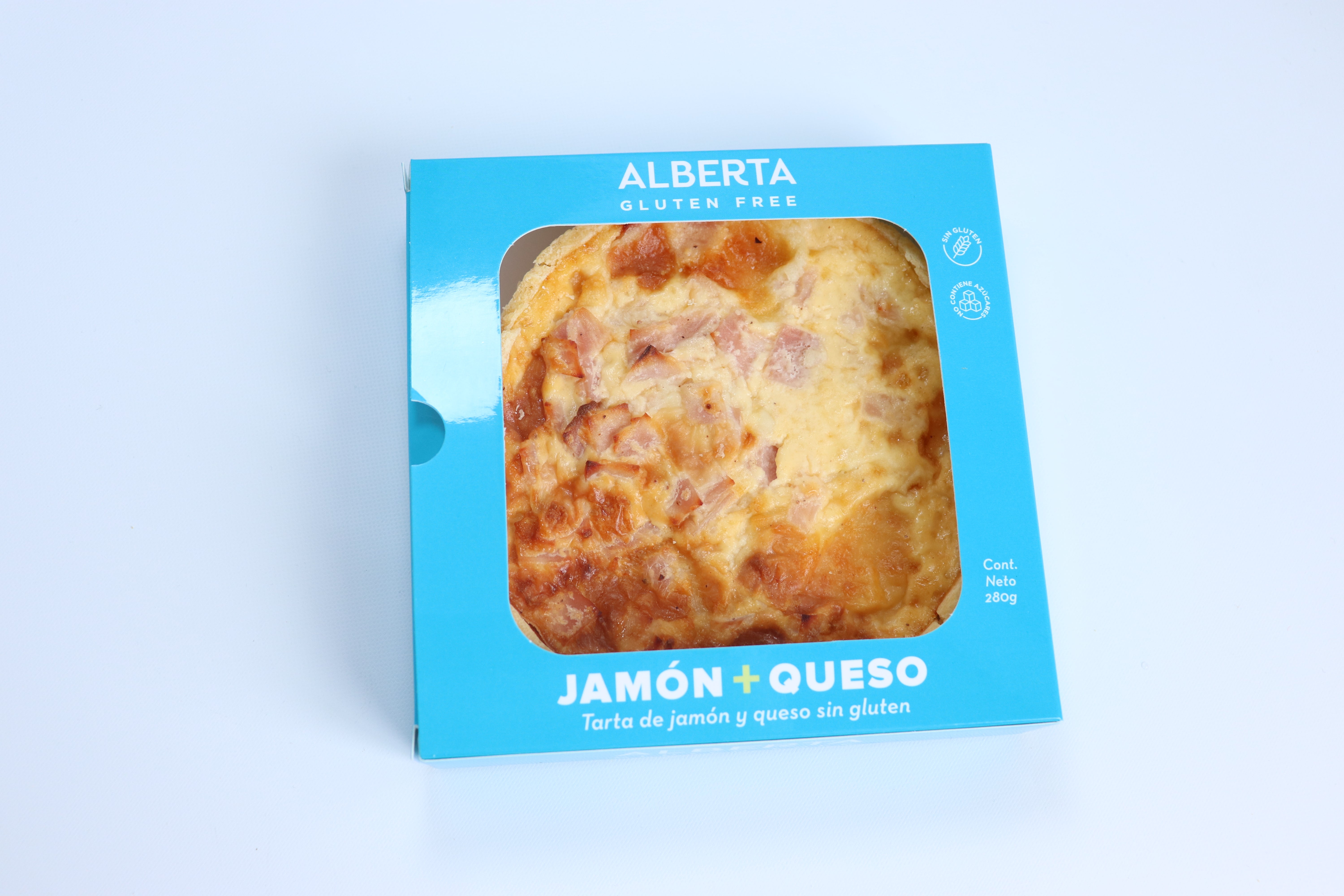 Tarta de jamón y queso SIN GLUTEN