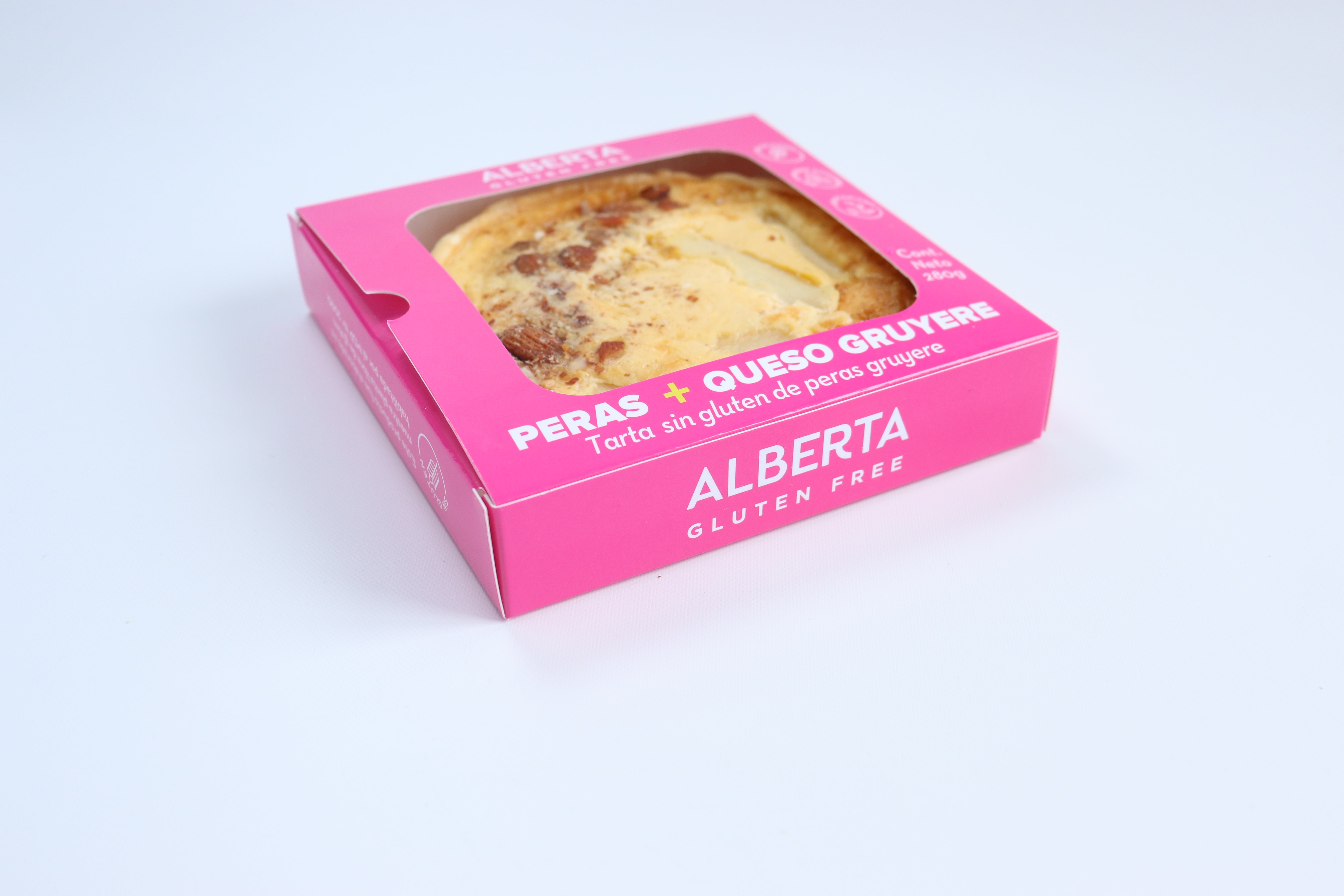 Tarta de Peras, Gruyere y Almendras SIN GLUTEN