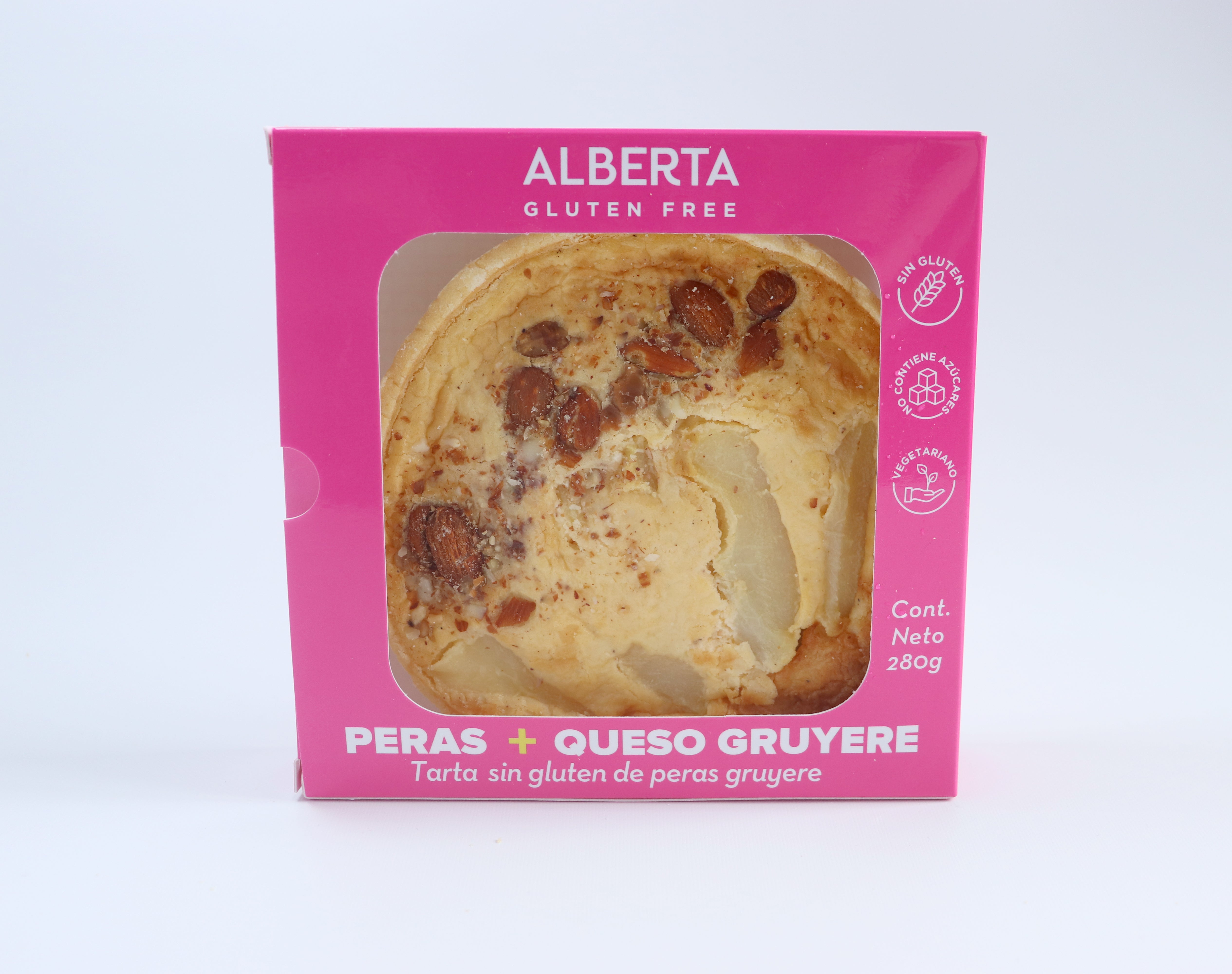 Tarta de Peras, Gruyere y Almendras SIN GLUTEN
