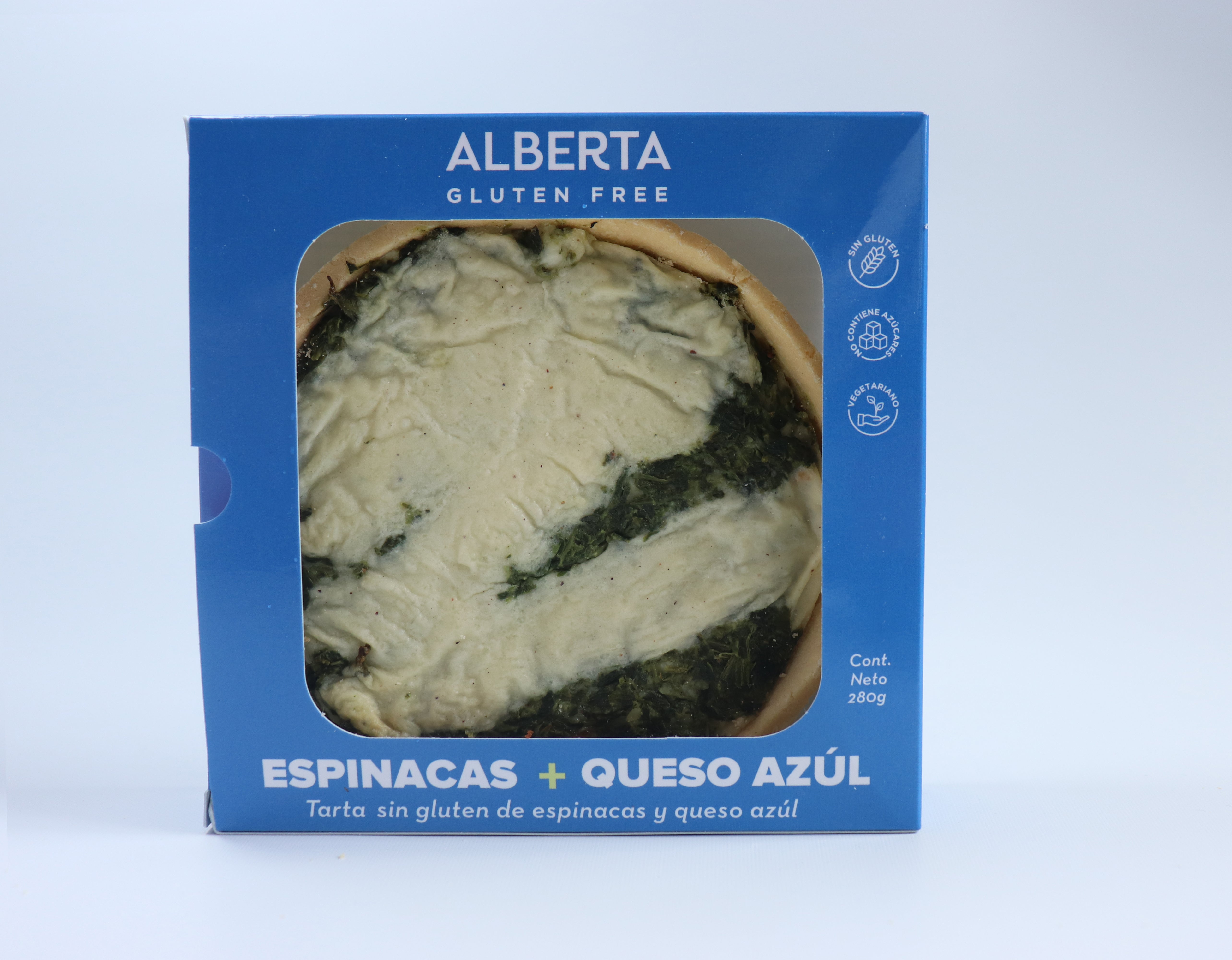 Tarta de Espinacas y Queso Azúl SIN GLUTEN