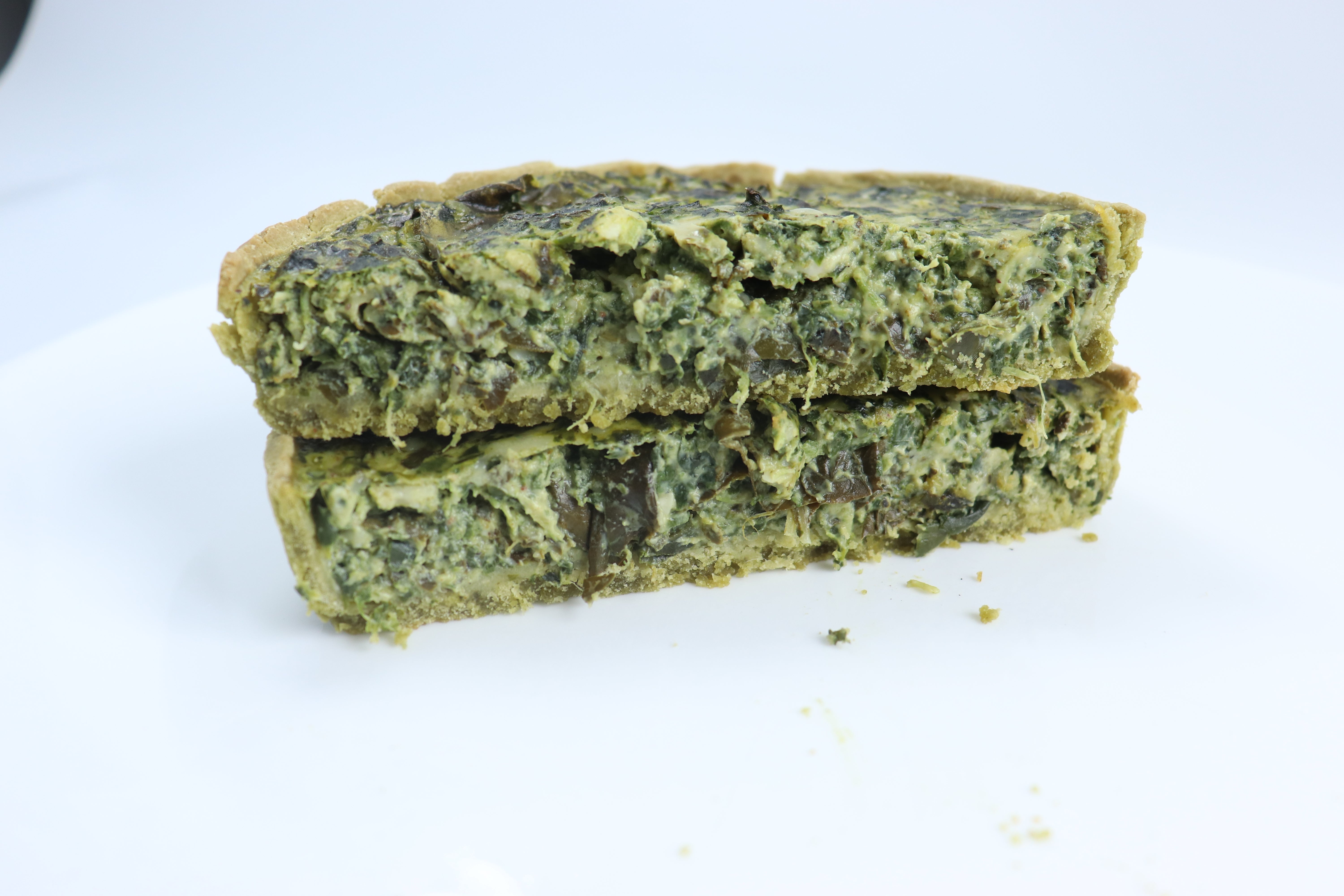 Tarta de Kale y Espinacas SIN GLUTEN