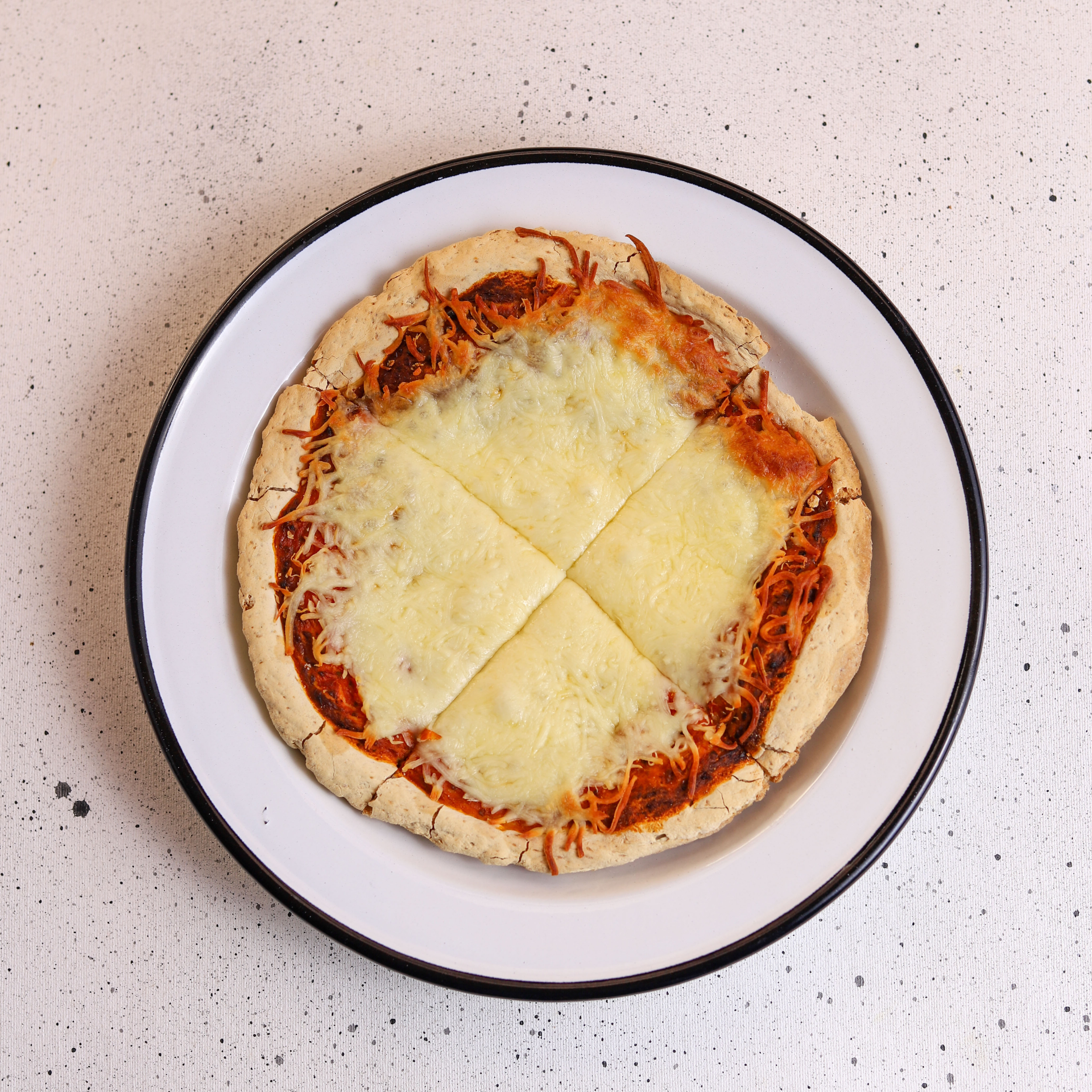 Pre pizza con muzzarella CONGELADA, SIN GLUTEN