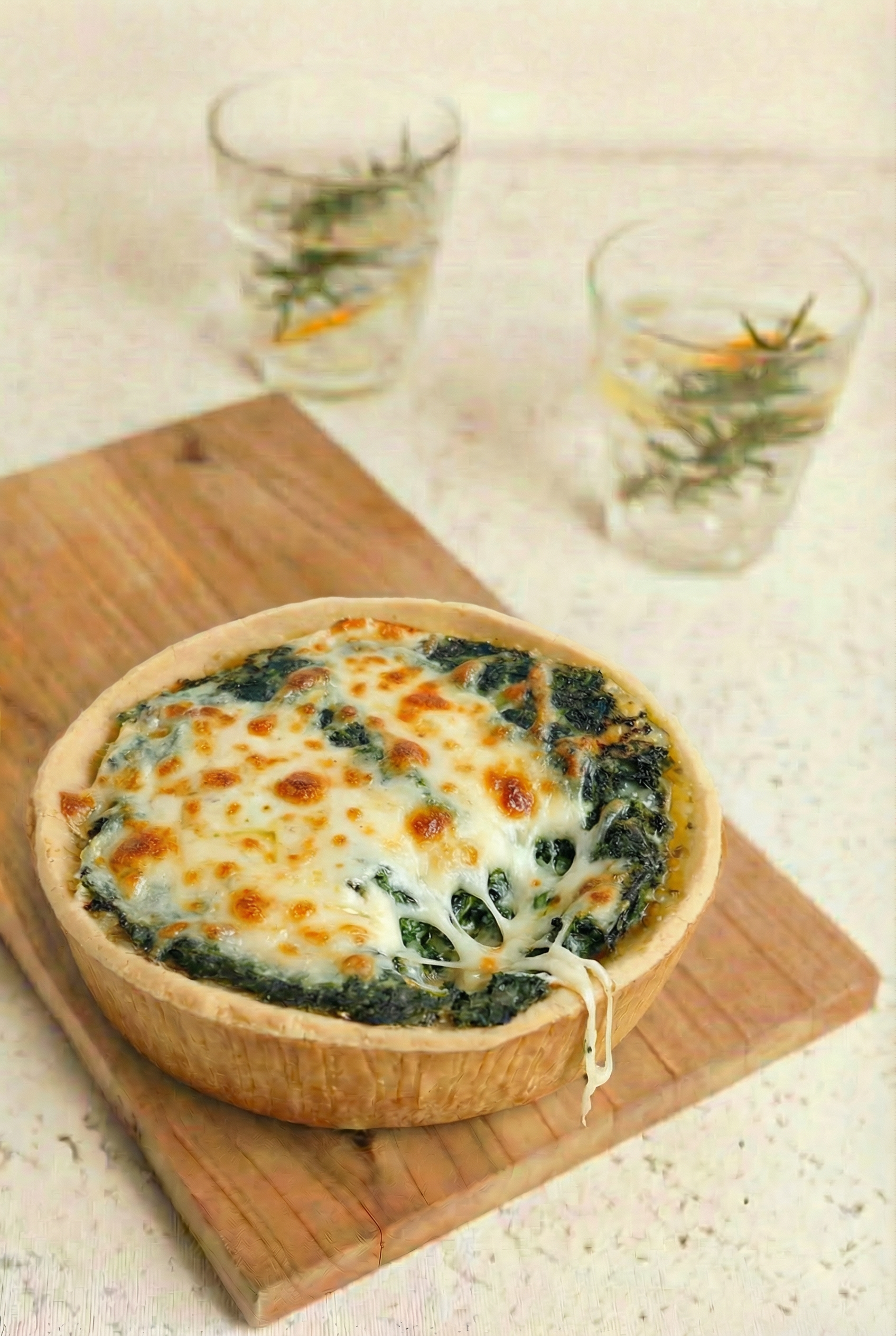 Tarta de Espinacas y Queso Azúl SIN GLUTEN