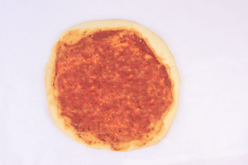 Pre pizza con salsa CONGELADA, SIN GLUTEN