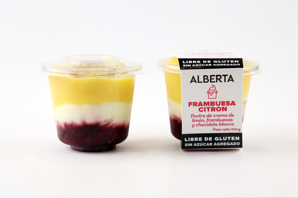 Postre Frambuesa Citron SIN GLUTEN, SIN AZÚCAR