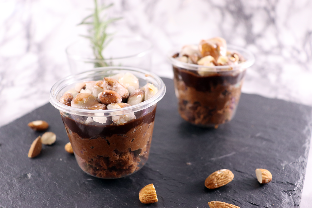 Postre Choco Praliné SIN GLUTEN, SIN AZÚCAR
