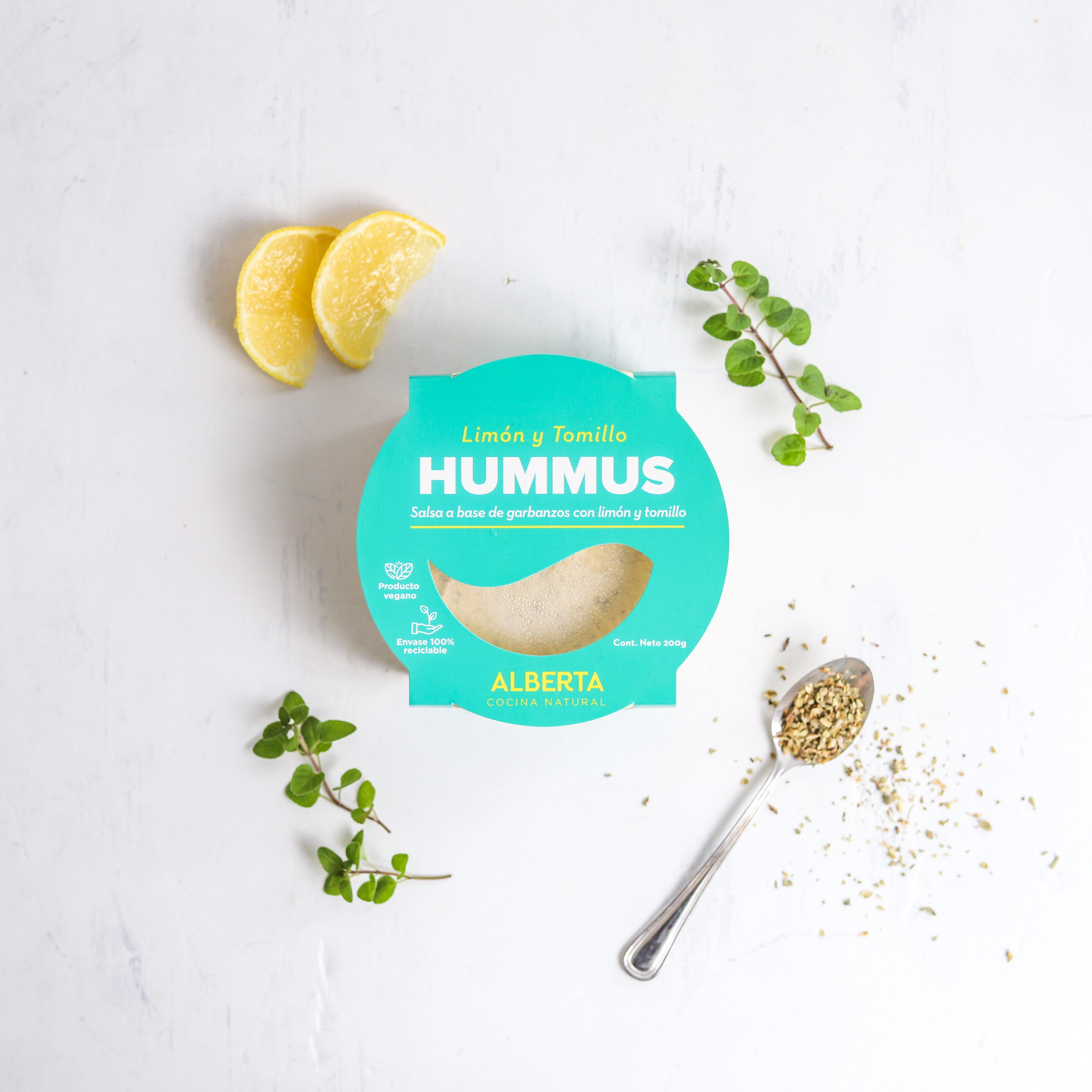 Hummus Tomillo y Limón